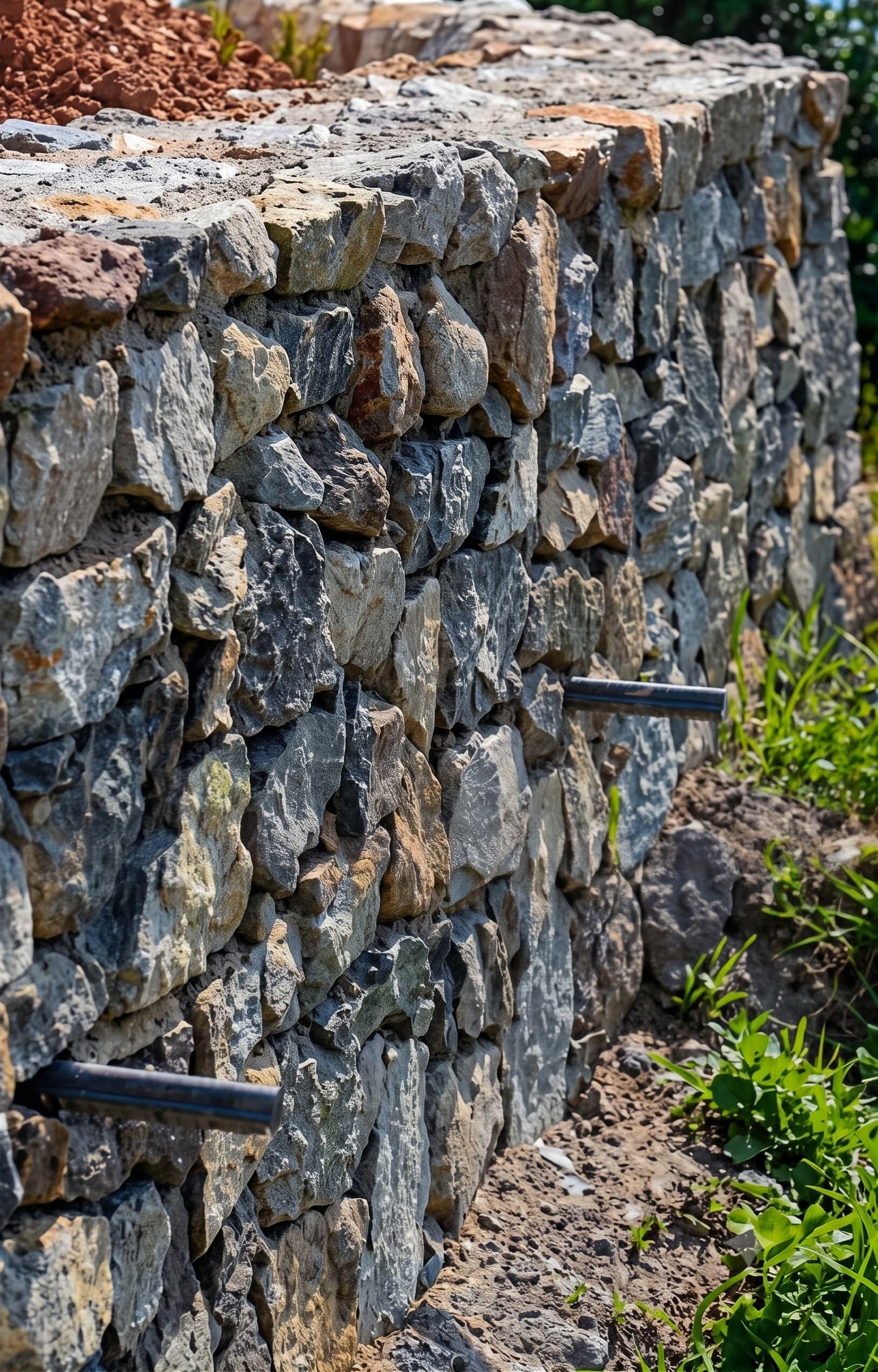 Retaining Wall & Drainage